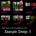 Personalized I Do Not Do Matching Christmas Outfits But I Do Mom Made Me Do It Matching Christmas Shirts For Family