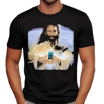 Jesus Holding Cigs Newport Shirt