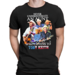 Never Underestimate An Aunt Who Listens To Toby Keith Signatures Shirt