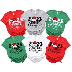 Family Christmas 2024 Matching Costume Group Shirt