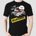 Horror Characters Friends We I Love That Feeling Halloween Dollar General Shirt