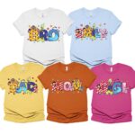 Custom Stitch Lilo Angel Birthday Family Matching Costume Shirt