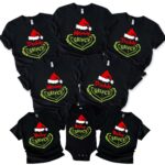 Custom Grinch For Family Matching Christmas Shirt