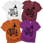 Good Witch Bad Witch Matching Halloween Shirt