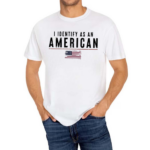 Sage Steele I Identify As An American Flag Shirt