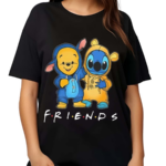 Winnie The Pooh Friends And Stitch Fan Shirt