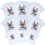 Stitch Merry Stitchmas Matching Family Christmas Party Shirt