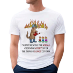 Im Experiencing The Normal Amount Of Anxiety Over The Things I Cannot Control Shirt