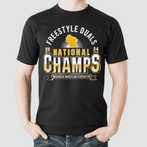 Wisconsin Wrestling Federation Freestyle Duals 2024 National Champions Shirt