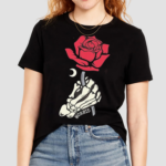 Morbid Skeleton Rose Shirt