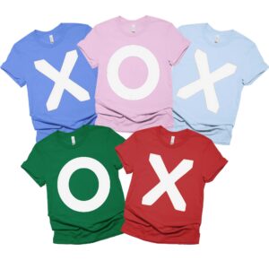 X O Game Matching Shirt, School Halloween Costume For Family Group Shirt, Board Game Cosplay Shirt, Halloween Game Shirt