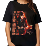 ACDC Angus Young I’ve Got The Blues In My Heart And The Devil In My Fingers Signature Shirt