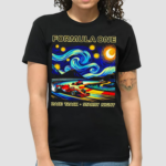 Race Track Starry Night And Formula One Shirt