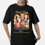 Shania Twain 41st Anniversary 1983 2024 Signature Thank You For The Memories Shirt