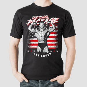 Lex Luger The Total Package Usa Flag Shirt