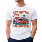 Vintage Just Waiting For Halloween Shirt