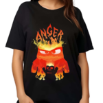 Anger Fire Movie Characters Shirt