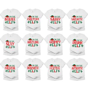 Elf Custom Christmas Matching Shirt