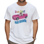 Live Fast Eat Trash Possum And Raccoon Shirt