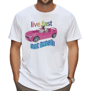 Live Fast Eat Trash Possum And Raccoon Shirt