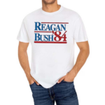 Reagan Bush 84 Text Shirt