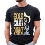 Parker Mccollum Gold Chain Cowboy Skull Shirt