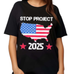 Stop Project 2025 American Flag Vintage Shirt