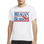 Reagan Bush 84 Text Shirt