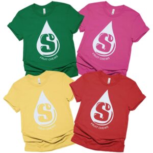 S Fruit Chews Candy Group Halloween Costume Shirt