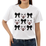 Horror Characters IT Coquette Bow 2024 Shirt