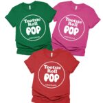 Tootsie Roll Industries Cherry Pop Shirt, Halloween Candy Group Shirt, Family Halloween Costume Shirts, Chocolate Group Halloween Costumes Shirt, Matching Family Shirt