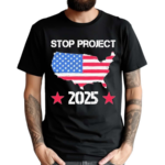 Stop Project 2025 American Flag Vintage Shirt