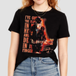 ACDC Angus Young I Have Got The Blues In My Heart And The Devil In My Fingers Signature shirt