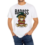 Badass Bear Out Angel Apparel Shirt