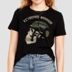 Keyboard Warrior Skull Shirt