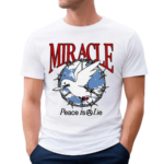 Miracle Peace Is Lie Dove With Knife Shirt