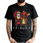 Winnie The Pooh Tigger And Deadpool Friends Disney Fan 2024 Shirt