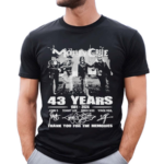 Motley Crue 43rd Anniversary 1981-2024 Thank You For The Memories Shirt