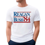 Reagan Bush 84 Text Shirt