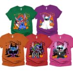 Stitch Horror Halloween Matching Group Shirt