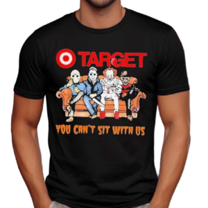 Horror Movie Characters Target You Can’t Sit With Us Halloween 2024 Shirt