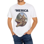 Theodore Roosevelt Allosaurus T Rex Merica Shirt