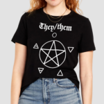 They Them Pentacle Elemental Pronoun Shirt