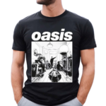 Oasis Definitely Maybe 2024 Black Shirt