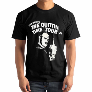 Zach Bryan Middle Finger The Quittin Time Tour 24 Shirt