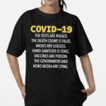 Covid 19 The Tests Are Rigged The Death Count Is False Masks Are Useless Shirt