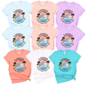 Custom Family Cruise Hawaii 2024 Matching Vacation Shirt