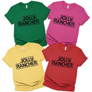 Jolly Rancher Halloween Candy Group Shirt, Family Halloween Costume Shirts, Chocolate Group Halloween Costumes Shirt, Matching Family Shirt