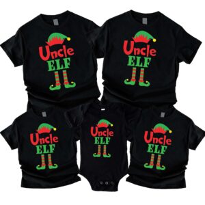 Uncle Elf Family Christmas Shirt, Matching Elf Uncle Christmas Shirt