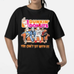 Horror Movie Characters Dunkin Donuts You Can’t Sit With Us Halloween 2024 shirt